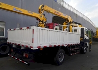 High Efficiency Truck Mounted Boom Crane 75km/H 88km/H 8 Ton Crane Truck