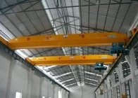 Overload Protection Single Girder Overhead Crane Industrial EOT Crane With Limit Switch