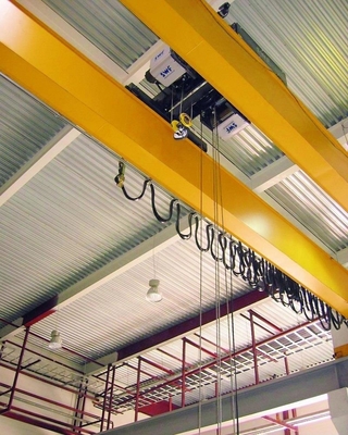 European Model 32T Double Girder EOT Crane With Trolley Hoist ABB Motor