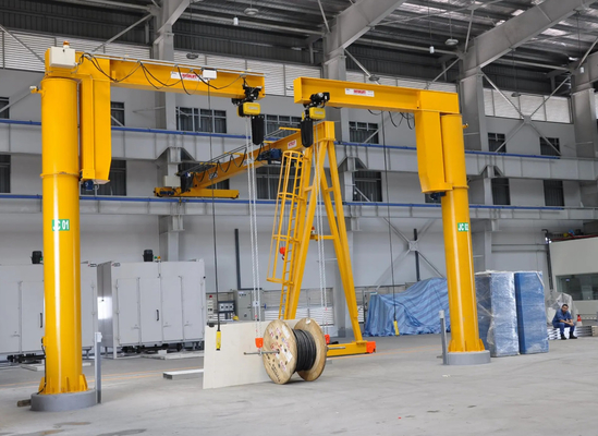 Fixed Column 8m Length Cantilever Arm Jib Crane Free Standing 3.2 Ton