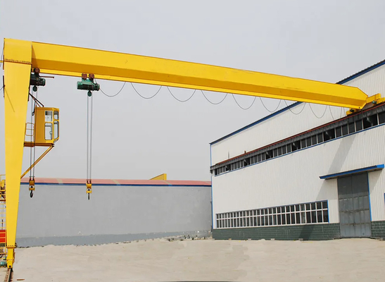 Customized MH Model 16Ton Steel Launching Single Girder Goliath Gantry Crane