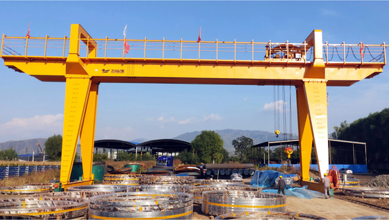Motorized Travelling Double Girder Gantry Crane 40 Ton 50 Ton