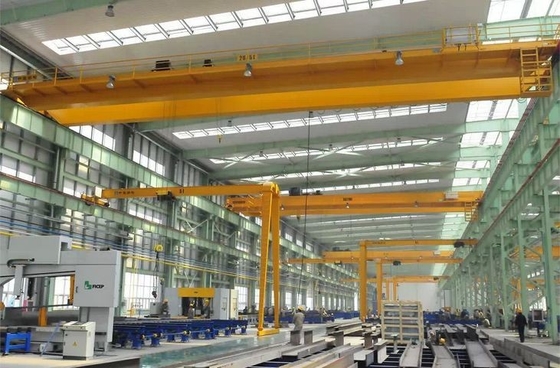 European Single Double Girder EOT Overhead Bridge Crane 1-50 Ton With Trolley Traveling