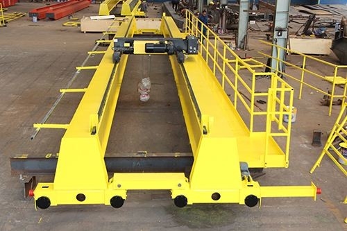European Single Double Girder EOT Overhead Bridge Crane 1-50 Ton With Trolley Traveling