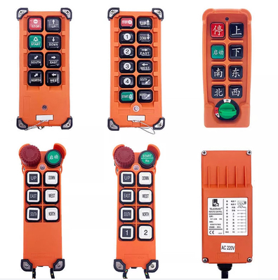 F21-E1B AC36V DC12-24V 6 Button Universal Industrial Wireless Remote Control For Hoist