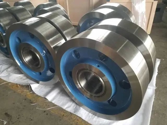 Metallurgy Crane Forged Crane Wheels Wearproof Fracture Resistant