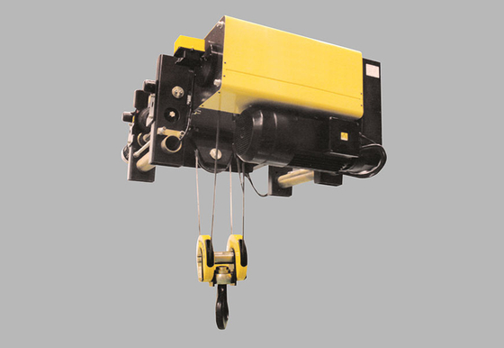 5000 KG Track Traveling European Type Electric Wirerope Hoist For Workshop Handling