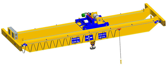 Long Lasting Electric Double Girder Bridge Crane Strong Stability 20 Ton 50 Ton