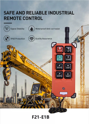 Telecrane Industrial Wireless 6 Button Remote Control F21-E1b