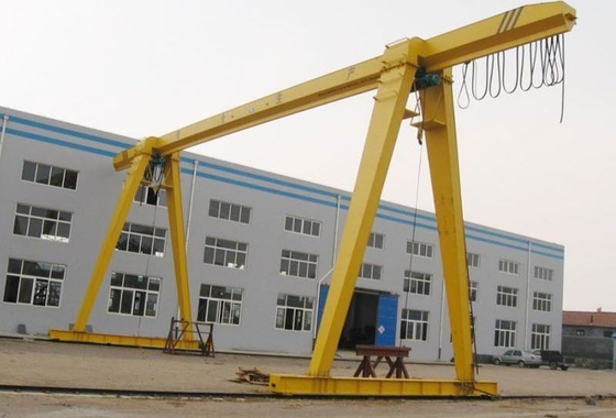 Moving Trolley Single Girder Gantry Crane 5 Ton Electric Hoist
