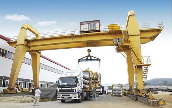 32 Ton Marble Electric Double Girder Portal Gantry Cranes Mg Model