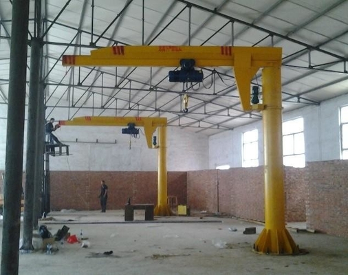 Column Rotating Electric Hoist Lifting Mechanism Jib Crane 20t Load