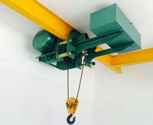 10 Ton Low Headroom Electric Hoists Fixed In Boxed Type Eot Crane Using