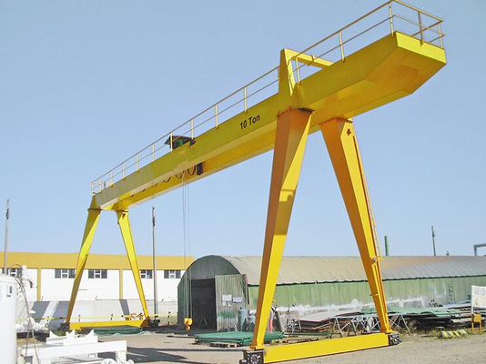 Heavy Duty 75ton Double Beam Gantry Crane For Stock Yard