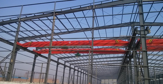 Span 7.5-31.5m Single Girder EOT Crane  10 Ton Overhead Crane 220V~480V  For Factory