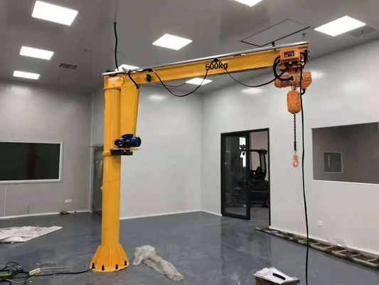Santo Manual Rotating Arm Floor Mounted Jib Crane 6m~30m Lifting Height