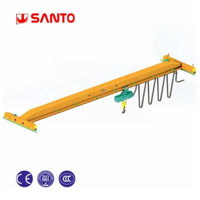 Efficiency Single Girder Overhead Crane A3-A5 Working Class 1-32t Lifting Capacity