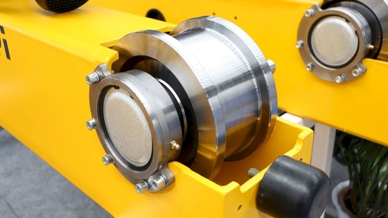 Heat Treated Hardness EU Standard Forged Crane Wheels Wearproof Fracture Resistant
