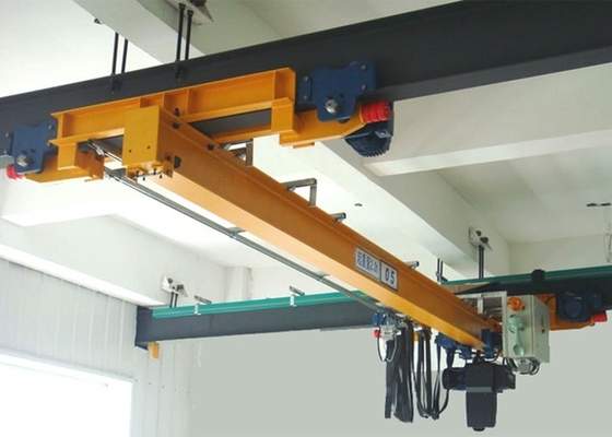 20t Cabin / Remote Control Single Girder Overhead Crane Ceiling Mounted