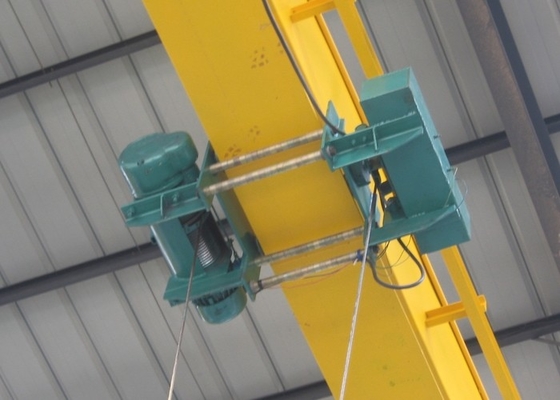 20t Cabin / Remote Control Single Girder Overhead Crane Ceiling Mounted