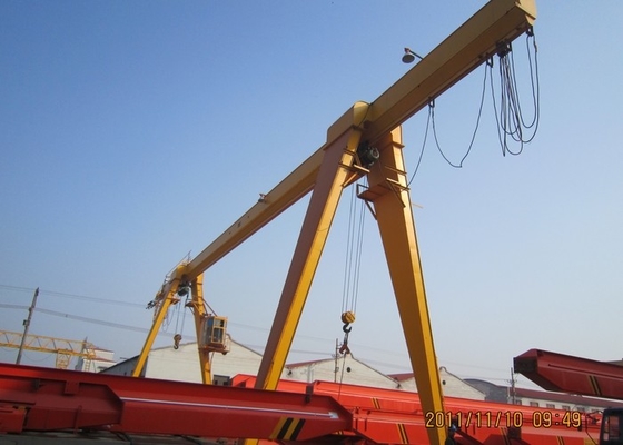 High Site Utilization Rate Single Beam Gantry Crane 20t For Warehouse