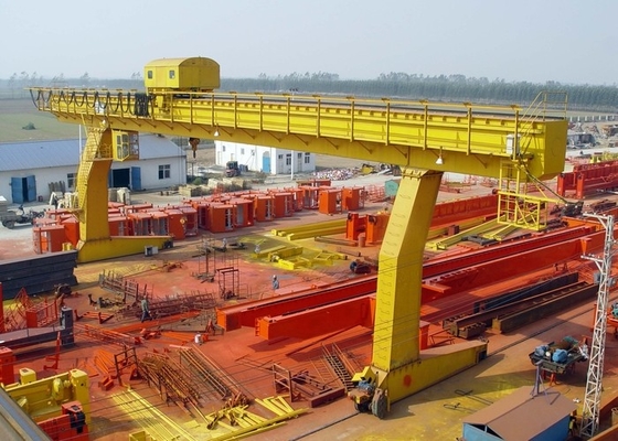 5T-32T Rail Mounted Gantry Crane 380V 60HZ 3 Phase Stone Marble Crane