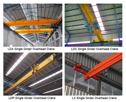 Q235 Q345B LDP Electrical Overhead Crane A3 A4 Low Headroom Bridge Crane