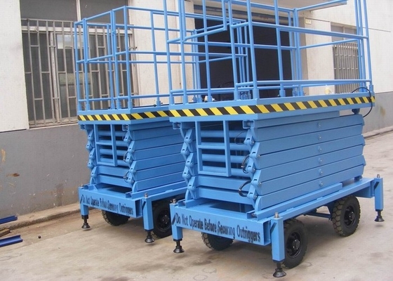 Smooth Ride 3m-12m Height Rough Terrain Scissor Lifts For Outdoors