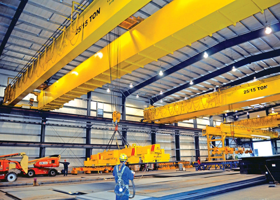 European CXTD CXSM 5T-320T Double Girder EOT Crane With Trolley Hoist