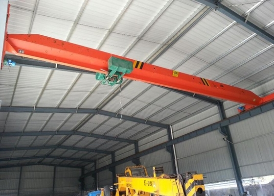 16 Ton Single Girder Overhead Crane Durable For Warehouse Storage