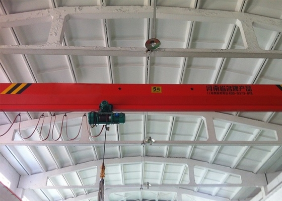 16 Ton Single Girder Overhead Crane Durable For Warehouse Storage