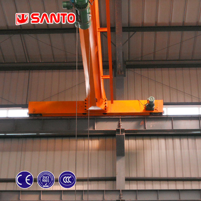 ISO 1T To 20T Industrial Single Girder Overhead Crane With Electric Hoist