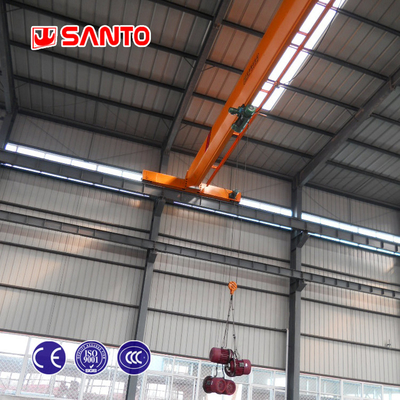 ISO 1T To 20T Industrial Single Girder Overhead Crane With Electric Hoist