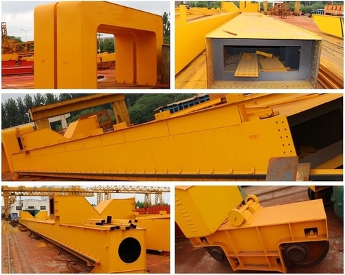 Chinese Double Girder Hoist Crane With Cab / Wireless Remote Control