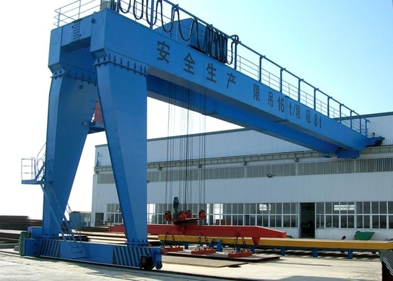 Versatile 100T Double Girder Semi Gantry Crane Widely Used Semi Goliath Crane
