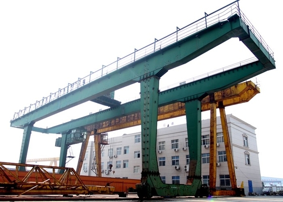 Customized Double Girder Goliath Crane 20 30 60 Ton Gantry Crane With Mobile Trolley