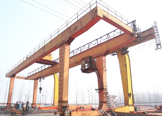 Customized Double Girder Goliath Crane 20 30 60 Ton Gantry Crane With Mobile Trolley