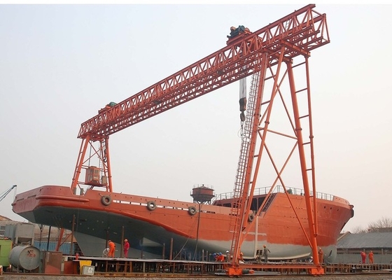 220V 480V 20 Ton Double Girder Gantry Crane A3 A8 Heavy Duty Overhead Crane