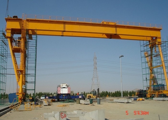 Truss Type 500T Double Girder Gantry Crane 28.5M Span Outdoor Overhead Crane