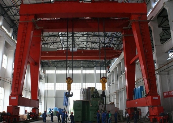 Ground Travelling Electric Rail Mounted Gantry Crane Heavy Duty