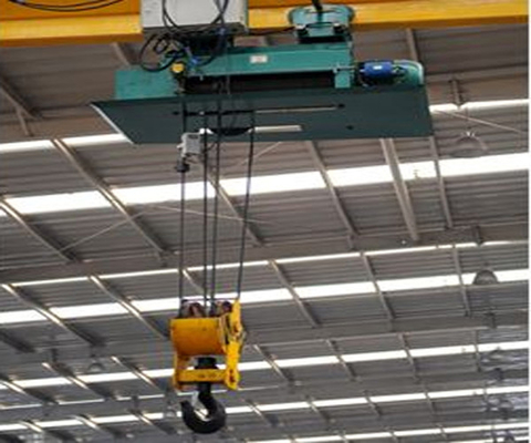 6-20m Lift Height Foundry Single Girder Overhead Crane With Heat Resistance Shield