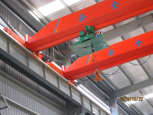 6-20m Lift Height Foundry Single Girder Overhead Crane With Heat Resistance Shield