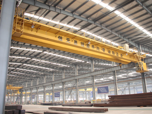 Q235B Q345C 32Ton Bridge Crane Workshop Double Girder Overhead Traveling Crane