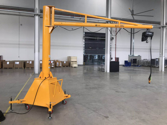 Workstations 20t 0.5t Floor Mounted Crane Simple Installation Swivel Crane Hoist