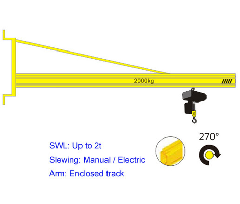 Swing Arm Hoisting Jib Crane 3 Ton 5 Ton 16 Ton