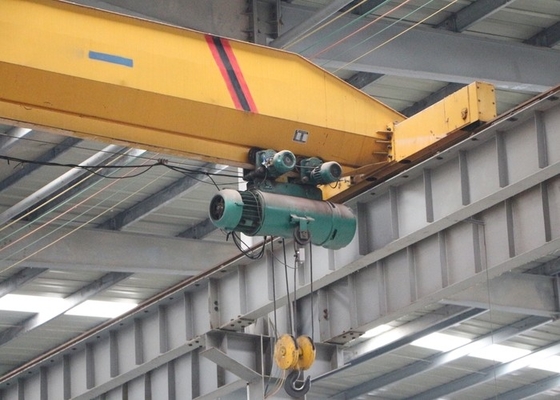 Remote Control Single Girder Eot Crane With Cabin Rain Cover Weight Display Lighting System