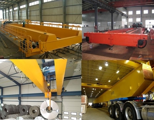 Cabin Control Double Girder Overhead Crane 5T-75T Lifting Capacity