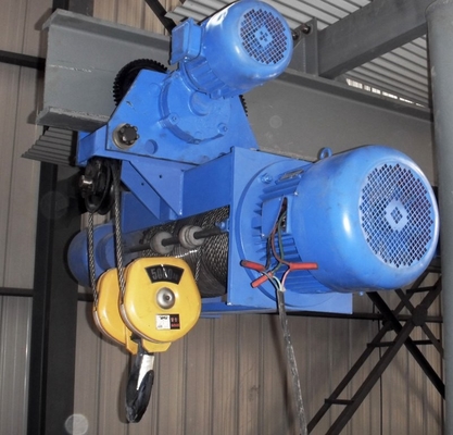 Pendant Control 0.5-20 Ton Electric Wire Rope Hoist With Limit Switch