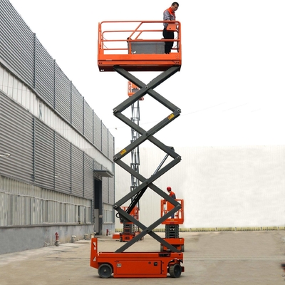 6m 10m 12m 272kg Hydraulic Lifting Platform Electric Automotive Scissor Lift Platform