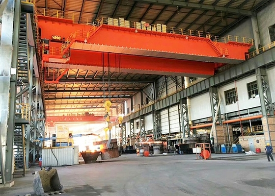Span 10.5m-31.5m Heat Resistant Steel Mill Crane Cabin Heavy Duty Overhead Cranes